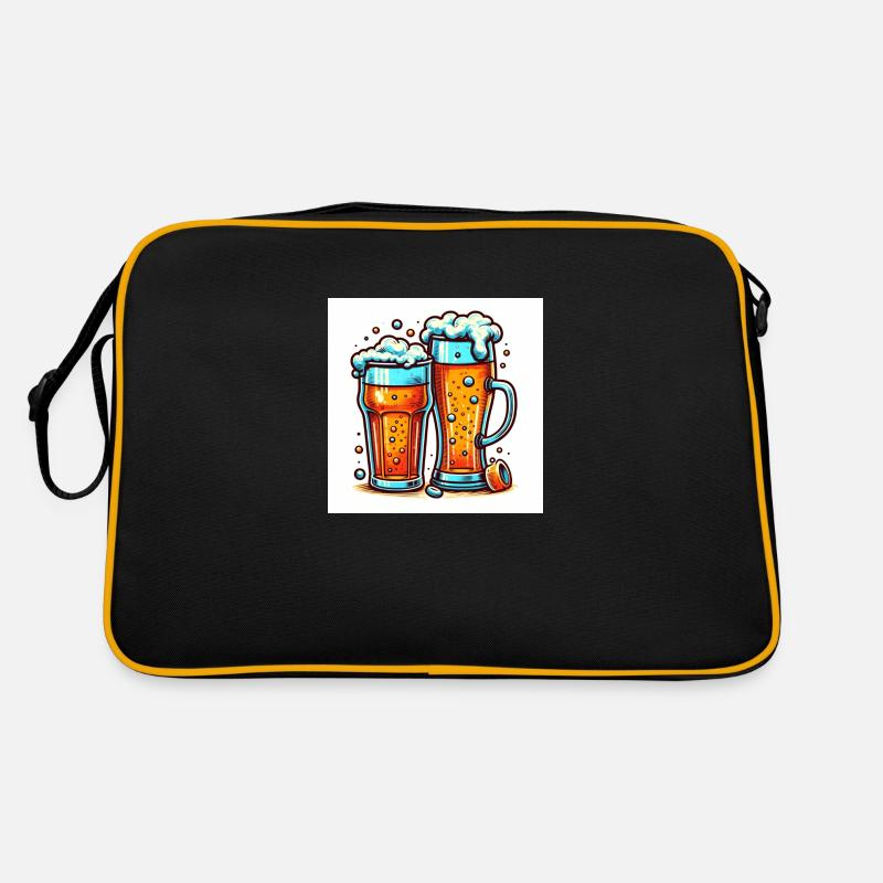 Bierglas Retro Tasche