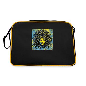 Méduse - Sac Retro - noir/or - Dos