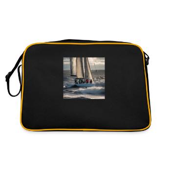 Bravoure en Haute Mer: journée des gens de mer - Sac Retro - noir/or - Dos