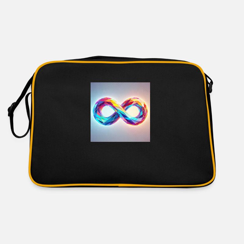 Infinity, prism rainbow Retro Bag