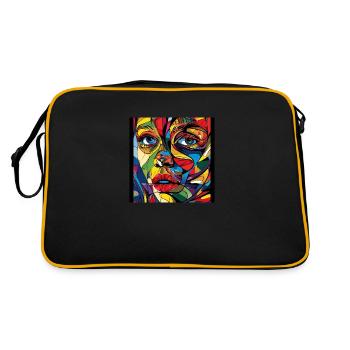 Y2K - Retro Tasche - Schwarz/Gold - Hinten