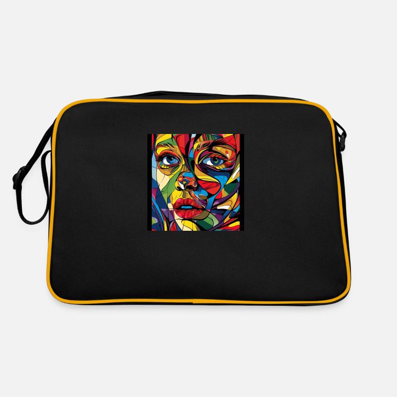 Y2K - Retro Tasche - Schwarz/Gold