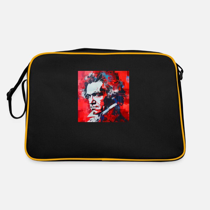 Beethoven No.3 - Retro Tasche - Schwarz/Gold