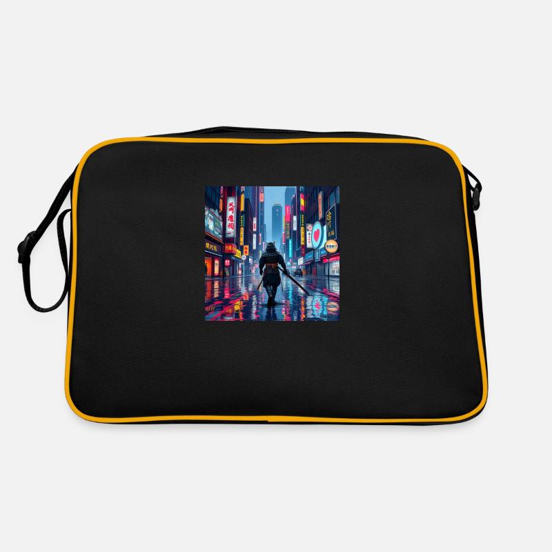 Lonely Samurai Retro Tasche