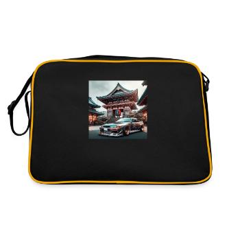 JDM Temple - Retro Bag - black/gold - Back