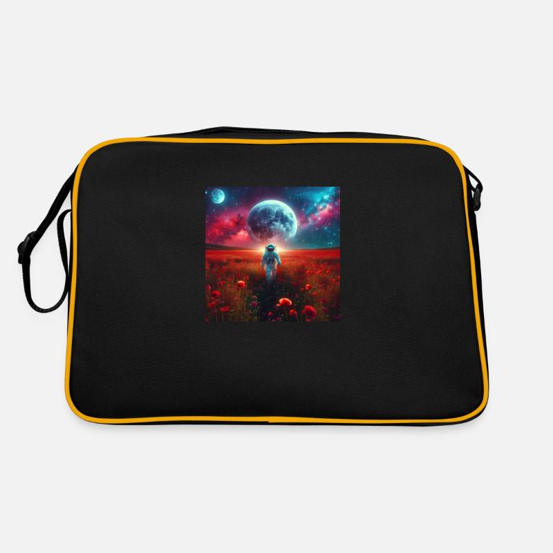 Walking astronaut Retro Tasche