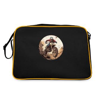 Motocross adventure for real adrenaline junkies - Retro Bag - black/gold - Back