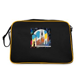 Serenity - Retro Bag - black/gold - Back