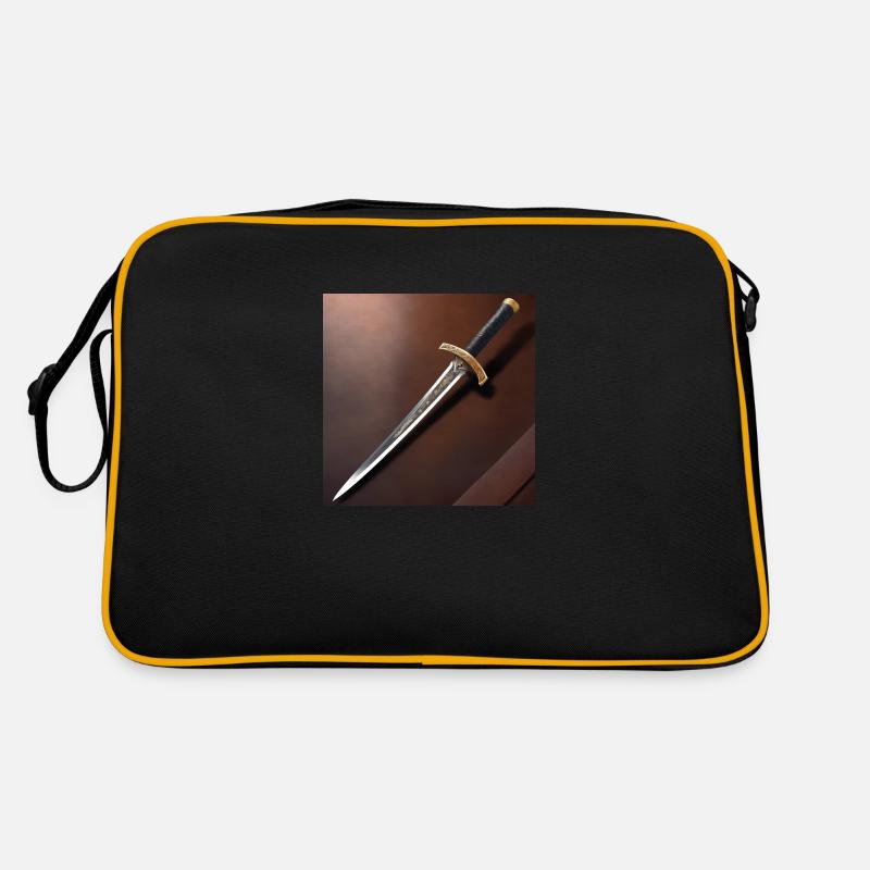 Samurai Sabre Poster Design Retro Bag