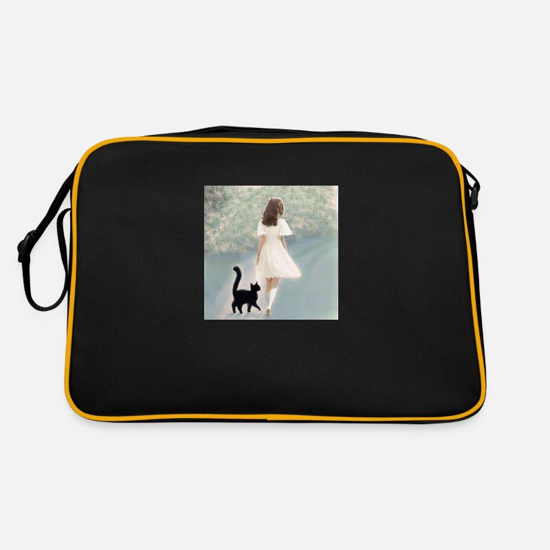 Auf dem Weg zu Träumen Retro Tasche