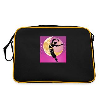By matching - Retro Bag - black/gold - Back