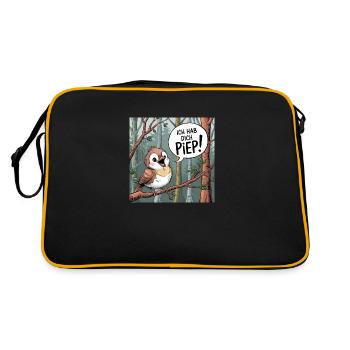 Vogel : Je t’ai fait peep - Sac Retro - noir/or - Dos
