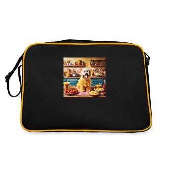 Copilot Image 1739294155524 - Retro Bag - black/gold - Back