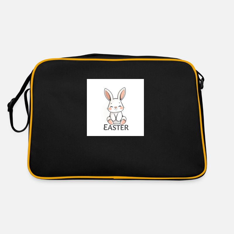Der Osterzauber des Hasen Retro Tasche