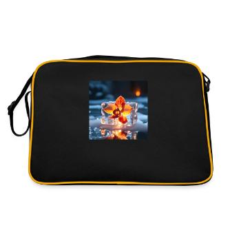 Orchid - Retro Bag - black/gold - Back