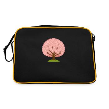 Fleur de cerisier - Sac Retro - noir/or - Dos