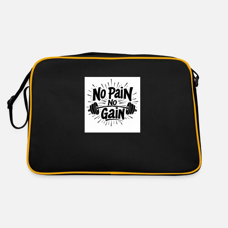 Flux Dev A highcontrast black and white motivat Retro Tasche