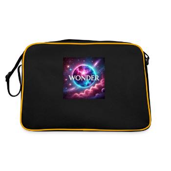 SE DEMANDER - Sac Retro - noir/or - Dos