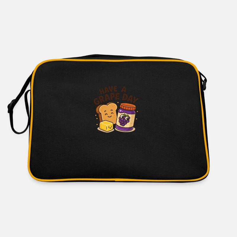 Have a grape day Retro Tasche