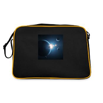 Phases de lune mystiques - Sac Retro - noir/or - Dos