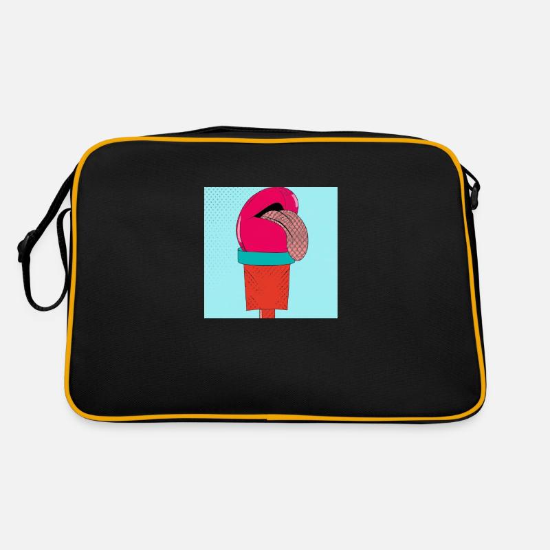 Die Eis-Zunge Retro Tasche