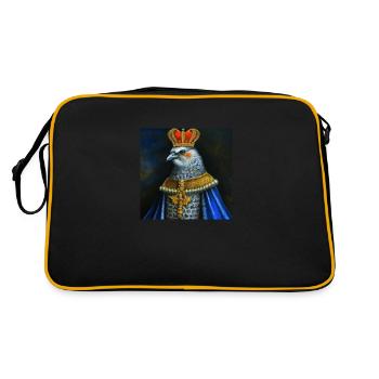 Eagle in the crown - Retro Bag - black/gold - Back
