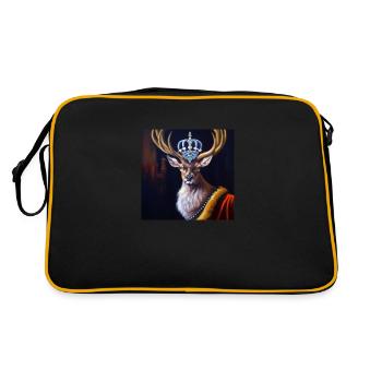 deer - Retro Bag - black/gold - Back
