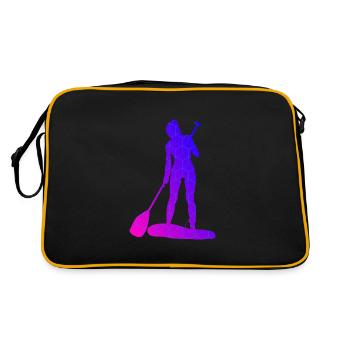 Standup Paddle Standup PaddleBoard Sup Standup P - Sac Retro - noir/or - Dos