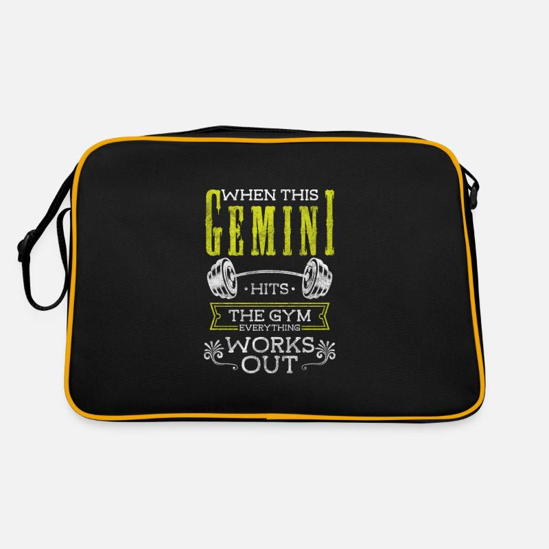 Élément du zodiaque Gémeaux Sac Retro
