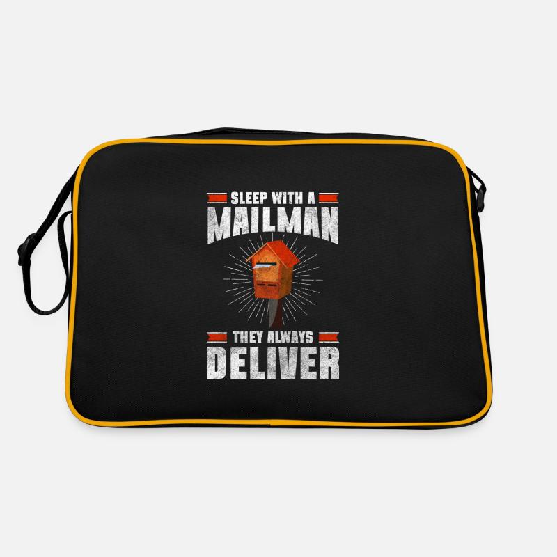 Briefträger Brief Paketzusteller Express Retro Tasche