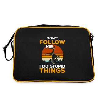 Freerunning Running Fitness - Retro Bag - black/gold - Back