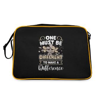 Unique Piece Pride - Retro Bag - black/gold - Back