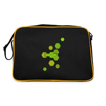 Julian - Retro Bag - black/gold - Back