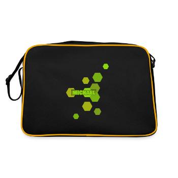 Michel - Sac Retro - noir/or - Dos