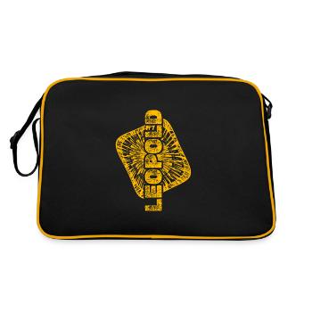 Warp pour Leopold Stardust Enterprise - Sac Retro - noir/or - Dos