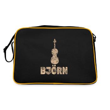 Viola Björn - Sac Retro - noir/or - Dos