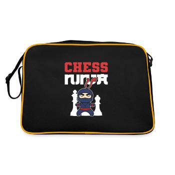 Chess Ninja Chess Grandmaster Poison - Retro Bag - black/gold - Back