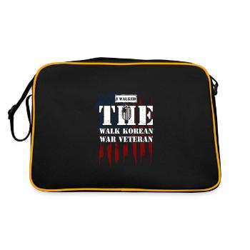 J’ai marché le Walk Vétéran de la guerre de Corée... - Sac Retro - noir/or - Dos