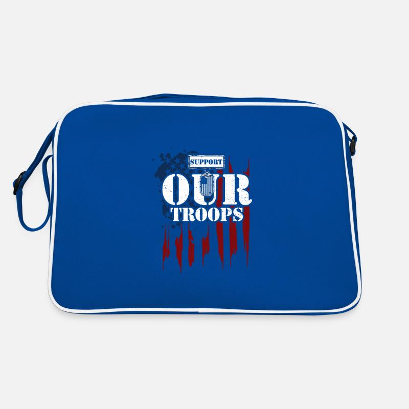 Support Our Troops - Veteran Retro Tasche