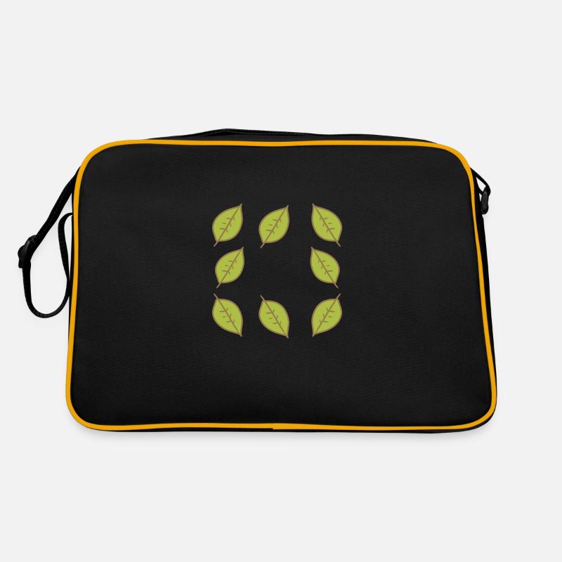 Cadre Feuille Feuilles Vert Forme Nature Sac Retro
