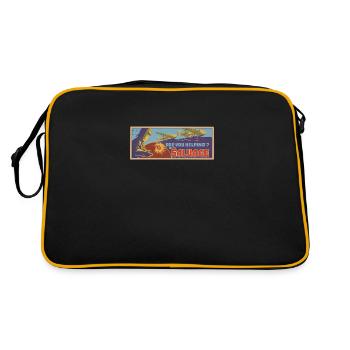 PNP Service - Retro Bag - black/gold - Back