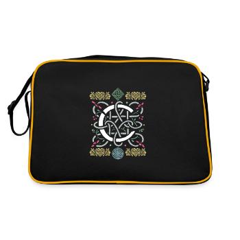 C - Retro Bag - black/gold - Back