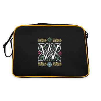 W - Sac Retro - noir/or - Dos