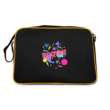 Booyah & 90s Vintage Eighties 1980s Costume Party - Retro Bag - black/gold - Back