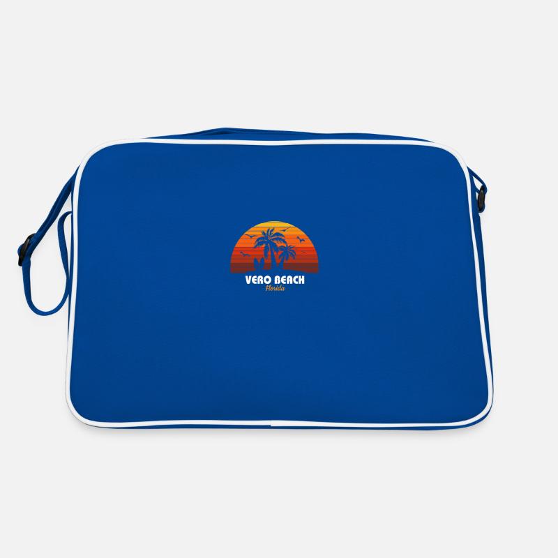 Retro Vero Beach Floride Sunset Cool Vintage Sac Retro
