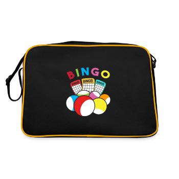 Bingo - Retro Bag - black/gold - Back