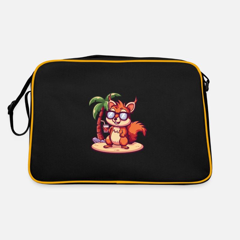 Palmier d’été de l’île Squirrel Sac Retro