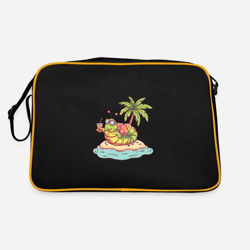 Worm Summer Beach Comic Retro Bag