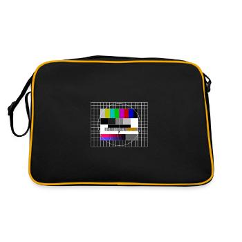 Test image Retro Vintage - Retro Bag - black/gold - Back