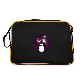 Spiritual Cat - Retro Bag - black/gold - Back